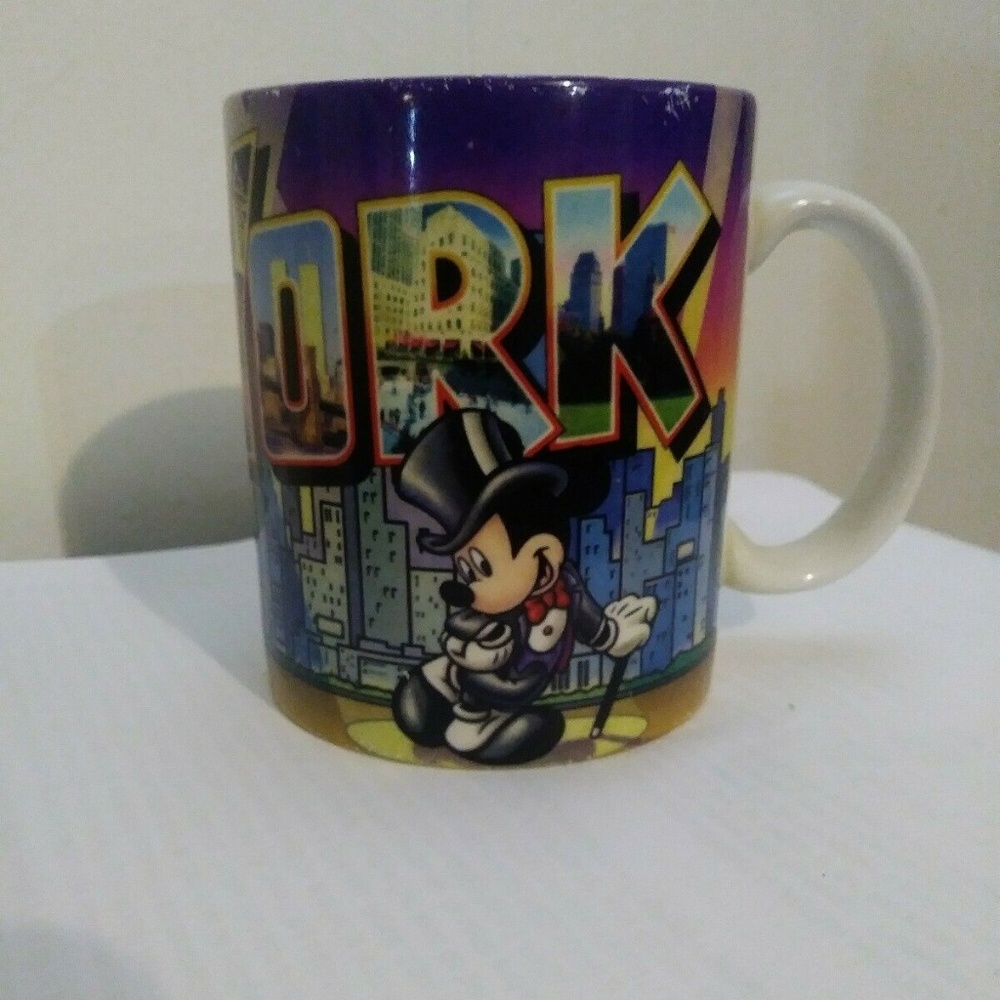 Mickey Mouse Coffee Mug Greetings from New York